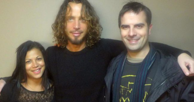 Fusco family with Chris Cornell