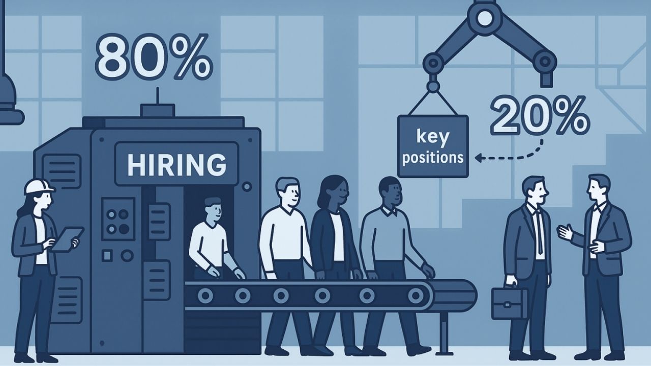 The 80/20 Rule of Recruiting: When to Use Outside Help