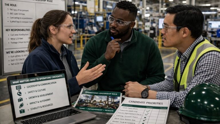 What Operations Candidates Look for Before Saying Yes