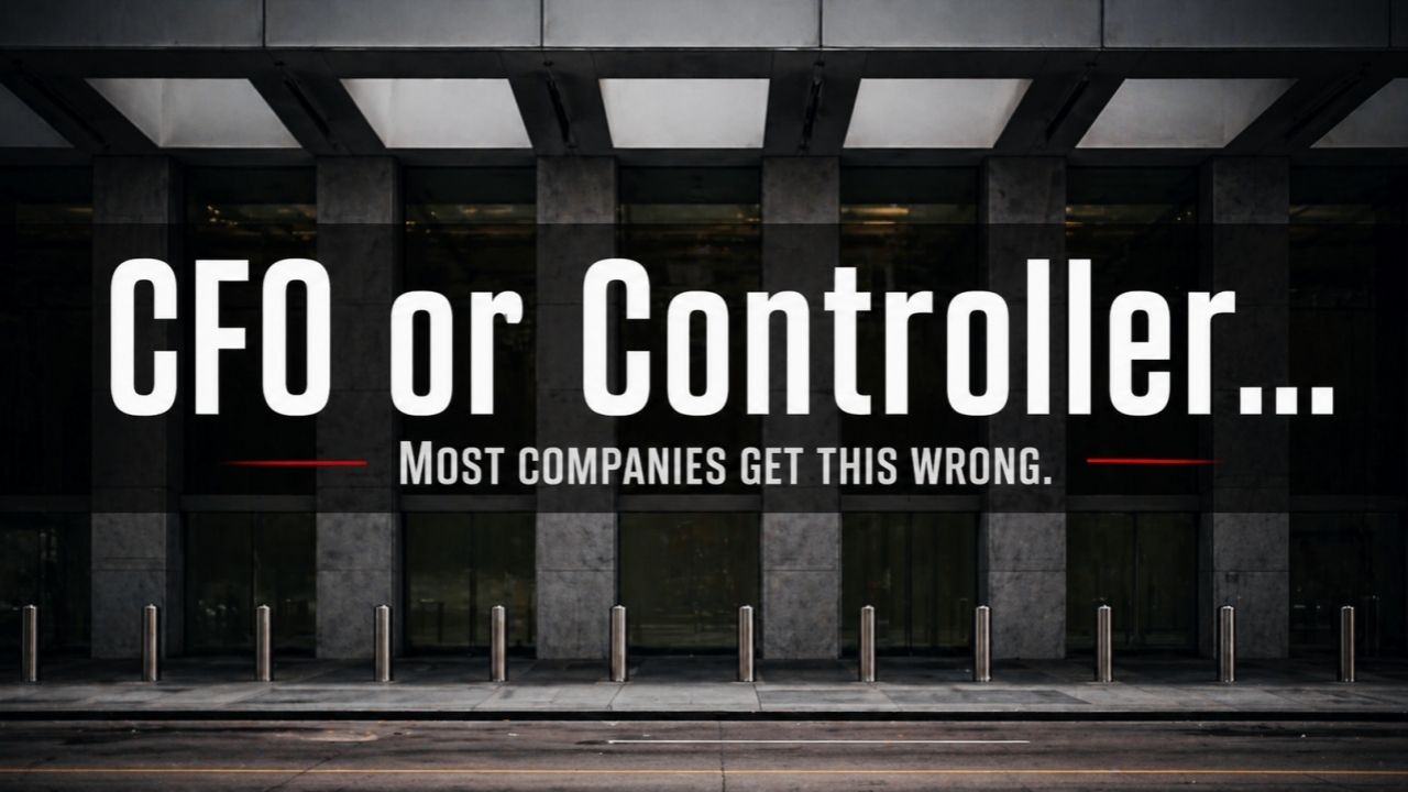 CFO or Controller? It’s Not the Choice… It’s the Order
