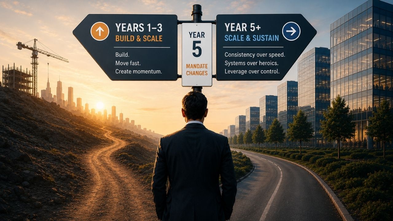 The Year-5 CEO Problem: When the Mandate Changes